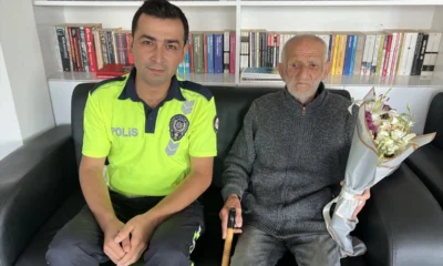 Polis Mahsur Kalan Yaşlı Vatandaşı Kurtardı