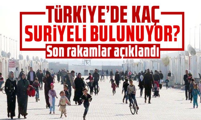Süleyman Soylu Türkiye’de yaşayan Suriyeli sayısını açıkladı
