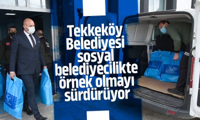 Tekkeköy Belediyesi sosyal belediyecilikte örnek olmaya sürdürüyor