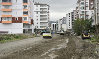 Tekkeköy’de asfalt çalışmaları aralıksız devam ediyor