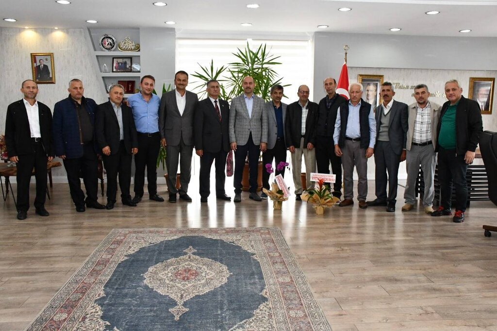 terme muhtar ve heyeti