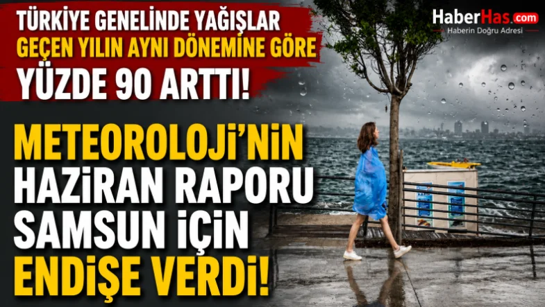Meteoroloji'nin Haziran Raporu Samsun İçin Endişe Verdi!