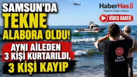 Samsun'da Tekne Alabora Oldu Aynı Aileden 3 Kişi Kurtarıldı, 3 Kişi Kayıp