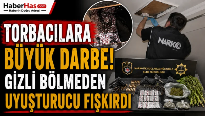 Torbacılara Büyük Darbe! Gizli Bölmeden Uyuşturucu Fışkırdı