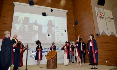OMÜ Tıp Fakültesinin 42. Mezuniyet Töreni Temsilen Yapıldı