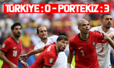Maç Sonucu: Türkiye:0 – Portekiz:3