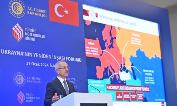 Ulaştırma ve Altyapı Bakanı Abdulkadir Uraloğlu “Ukrayna’nın Yeniden İnşası Forumu”nda konuştu