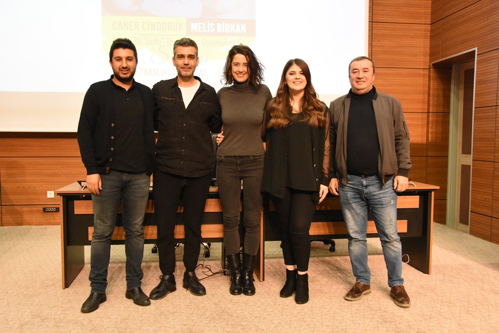 Ünlü Oyuncular Melis Birkan ve Caner Cindoruk OMÜ’de