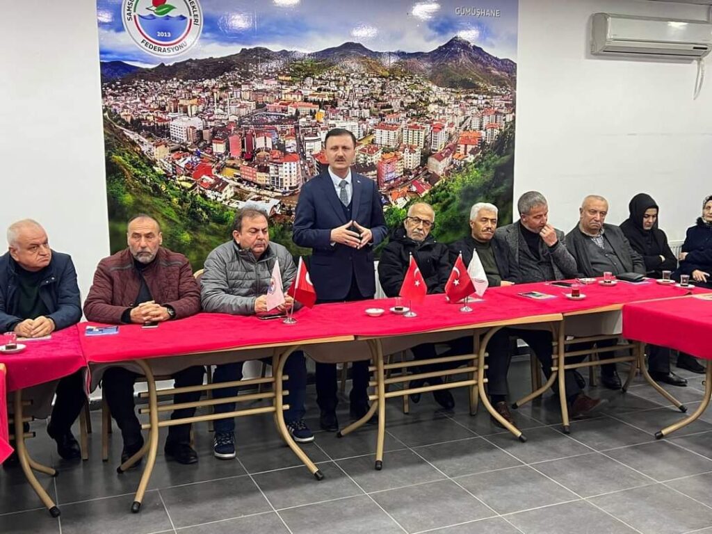 Samsun Gümüşhane Dernekler Federasyonu Yahya Çınkıl’ı Bağrına Bastı