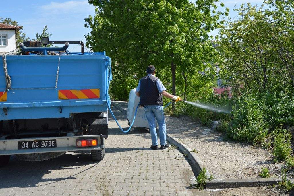 Havza’da yollar temizlendi