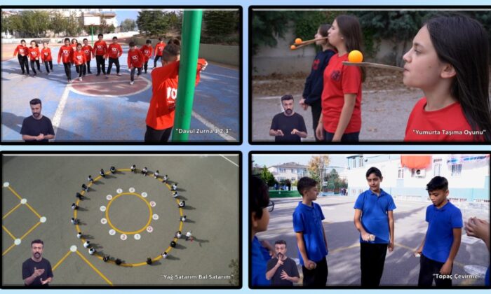Yüz Yüze 100 Çocuk Oyununun videolarına, işaret dili eklendi