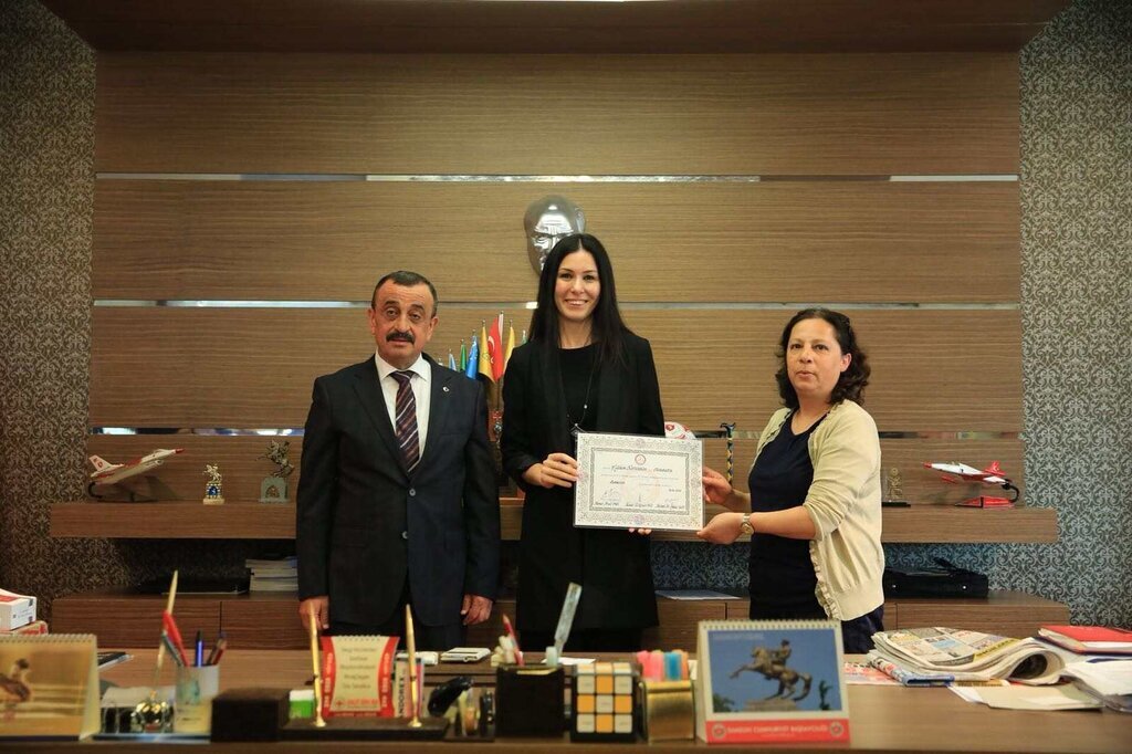 ÇİĞDEM KARAASLAN MAZBATASINI ALDI